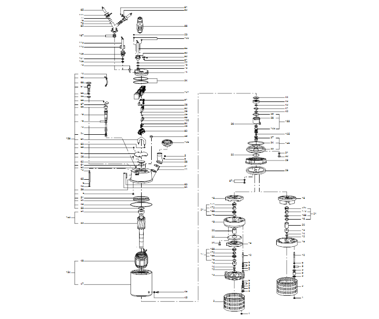 GRUNDFOS Tauchmotorpumpe DW.150.110.A3 Art. 96090261