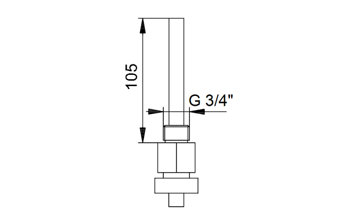 GRUNDFOS Zubehör Für Dosierpumpe Einspritzventil Art. 96527119