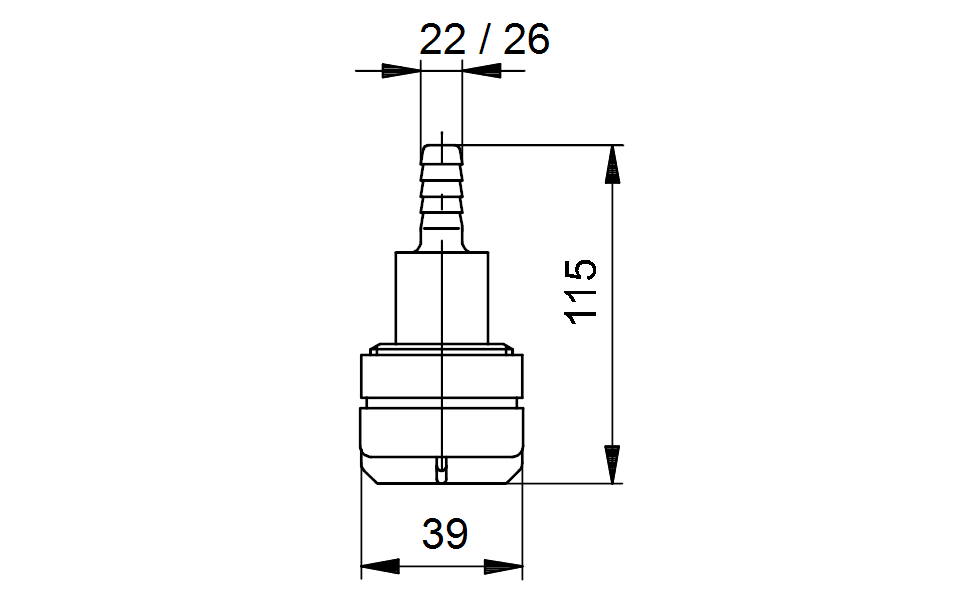 GRUNDFOS Zubehör Für Dosierpumpe Fußventil Art. 96527113