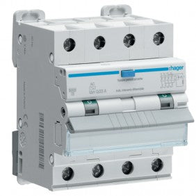 Hager AFP466H FI-LS-Schalter 4P 16 A 6 kA 300 mA C-Kurve AC 4M