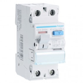 Hager CDA240H Fehlerstrom-Schutzschalter 2P 40 A 30 mA Typ A