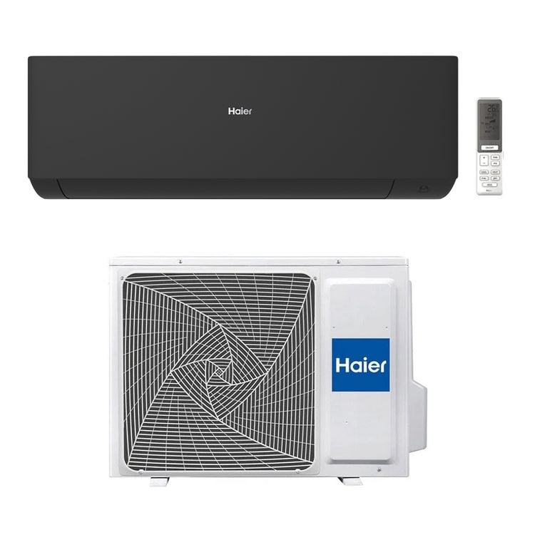 Haier Monosplit-Klimagerät EXPERT, Wandgerät, Inverter, WLAN, Schwarz – Außengerät 7 kW, Innengerät 24000 BTU 1U71S2ST1FA+AS71XCAHRA-MB