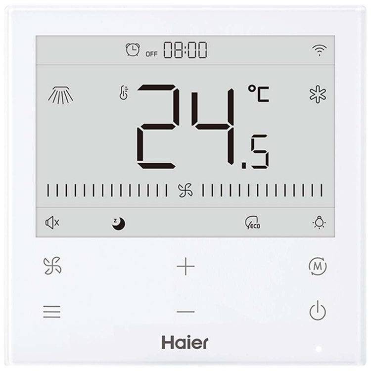 Haier Kabelgebundene Fernbedienung für Einzel- und Gruppensteuerung mit Tageszeitschaltuhr und Touchscreen-Display HW-SA301AFK