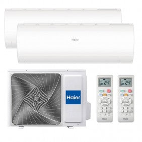 Haier Pearl Dual Split-Klimaanlage 9000+12000 BTU 2,5 kW+3,5 kW WLAN R32