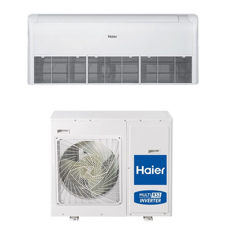 Haier Monosplit-Klimagerät Decke/Truhe, Inverter – Außengerät dreiphasig 14 kW, Innengerät 48000 BTU 1U140S2SN2FB+AC140S2SK2FA(H)