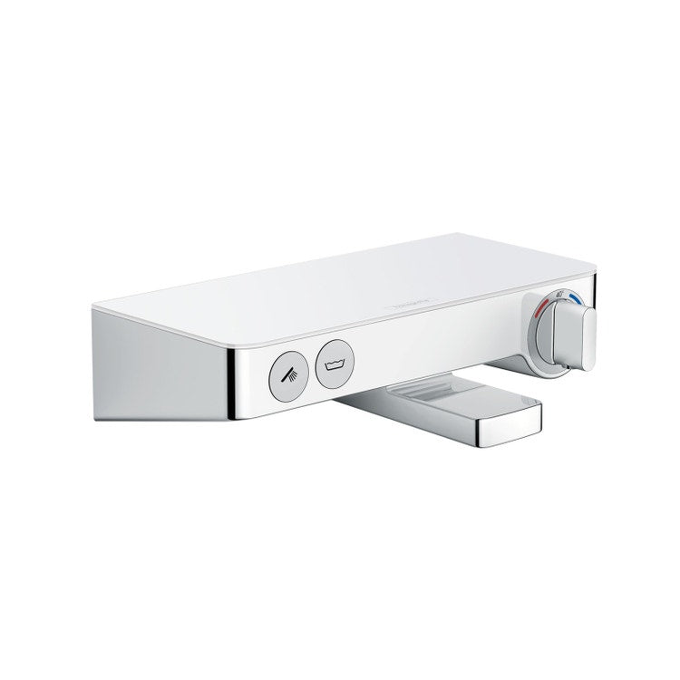 Hansgrohe Thermostat-Badewannenmischer 300, außen, Chrom- und Weißfinish SHOWER TABLET SELECT 13151400