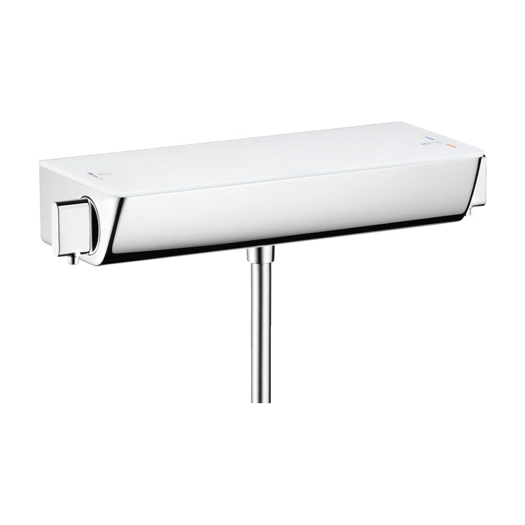 Hansgrohe Thermostatischer Außenduschenmischer, Chrom- und Weißlackierung ECOSTAT SELECT 13161400
