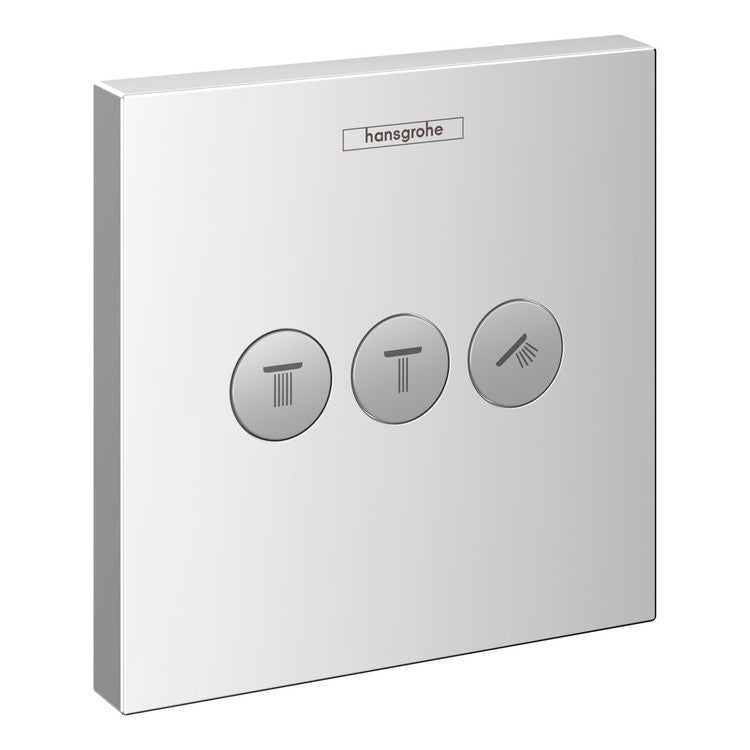 Hansgrohe Außenset, Einbau, für 3 Nutzer, Chromoberfläche SHOWER SELECT 15764000