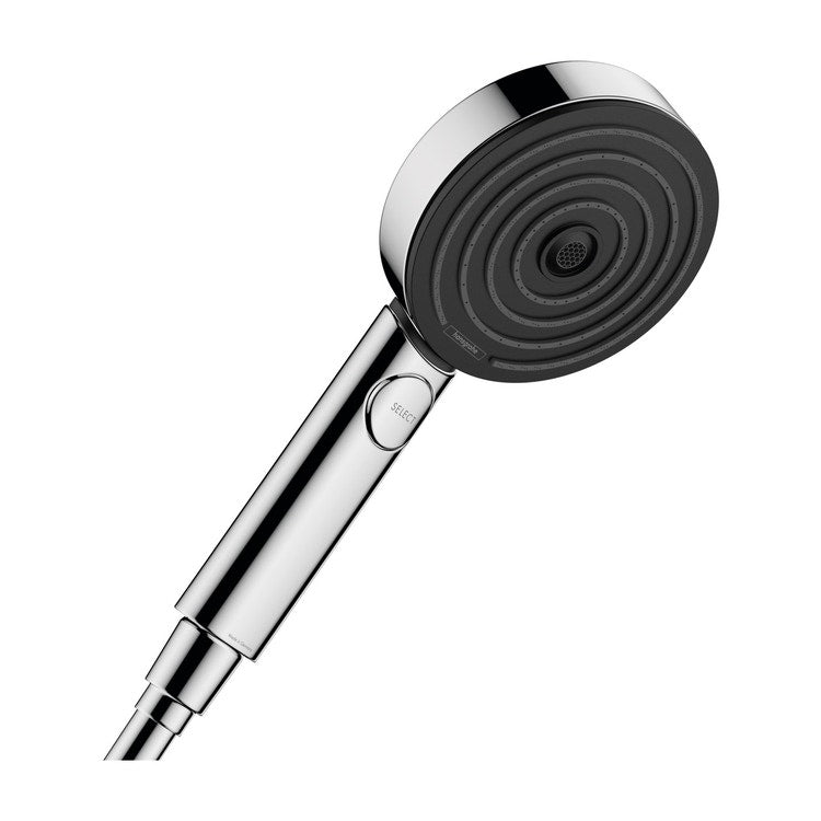 Hansgrohe Handbrause 105, 3 Strahlarten, Relax EcoSmart, Chromoberfläche PULSIFY 24111000