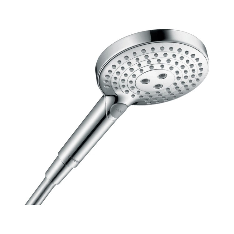Hansgrohe Duschkopf 120, 3 Strahlarten, PowderRain, Chromoberfläche RAINDANCE SELECT S 26014000