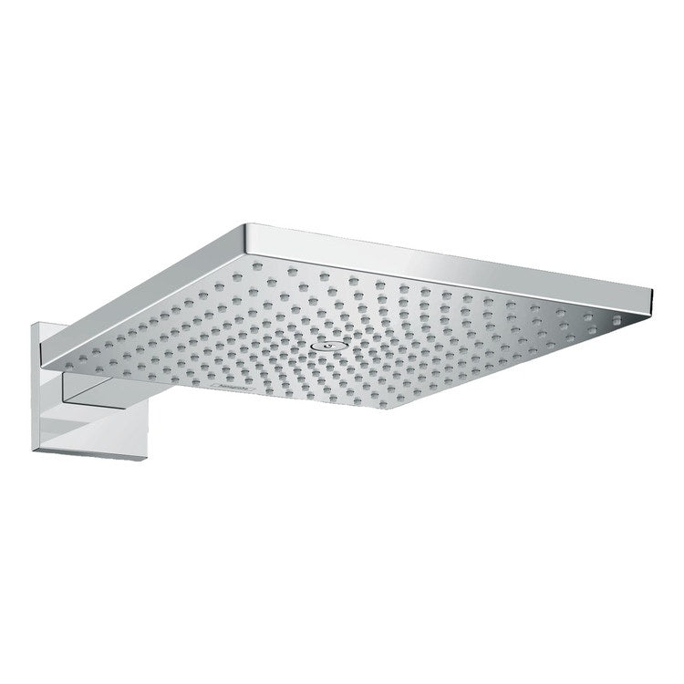 Hansgrohe Duschkopf 300, 1 Strahl, mit Duscharm, Chromoberfläche RAINDANCE E 26238000