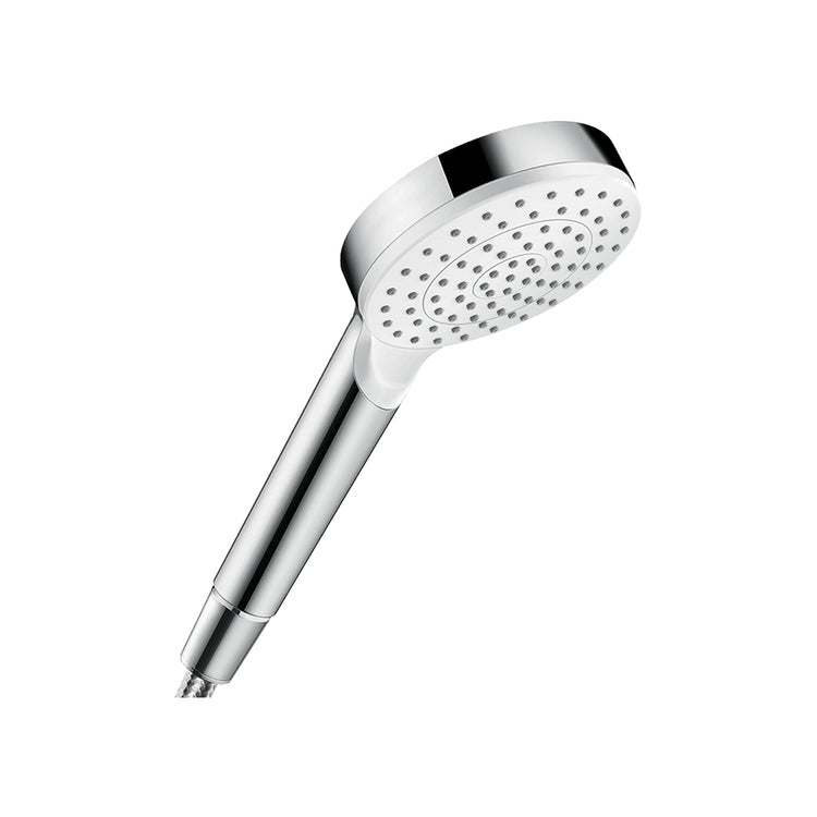 Hansgrohe Handsbrause 1 Strahl EcoSmart 9 l/min, Chrom- und Weißfinish CROMETTA 26333400