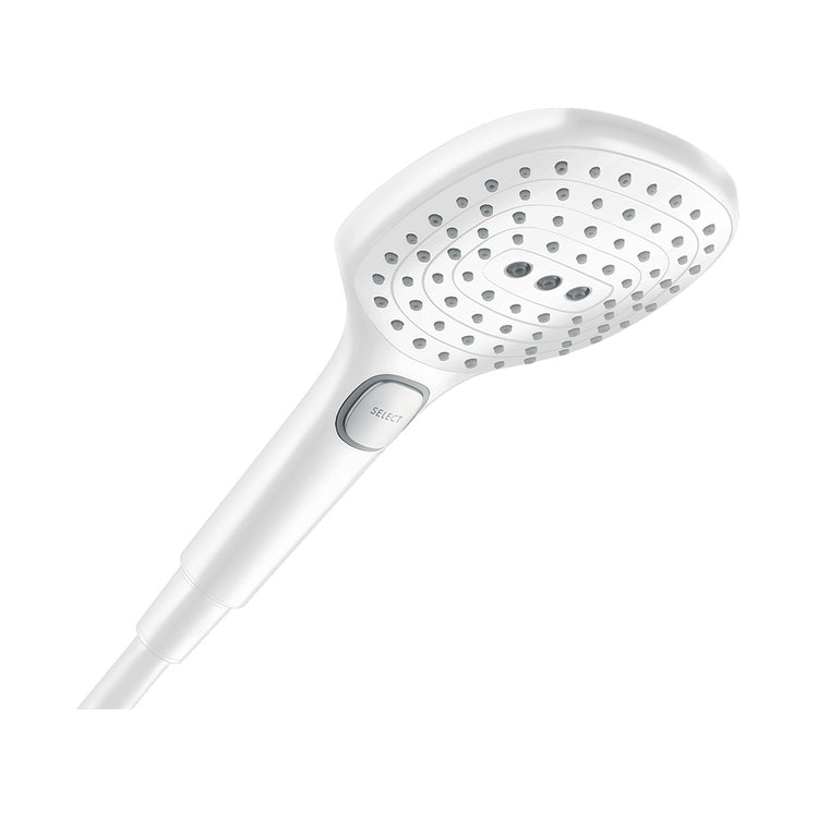 Hansgrohe Duschkopf 120, 3 Strahlarten, Weiß matt RAINDANCE SELECT E 26520700