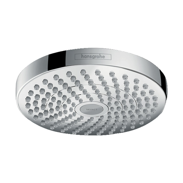 Hansgrohe Duschkopf 180 2 Strahlarten, EcoSmart 9 l/min, Chromoberfläche CROMA SELECT S 26523000
