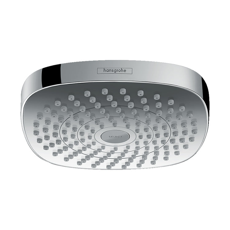 Hansgrohe Duschkopf 180 2 Strahlen, EcoSmart 9 l/min, Chrom- und Weiß-Finish CROMA SELECT E 26528400