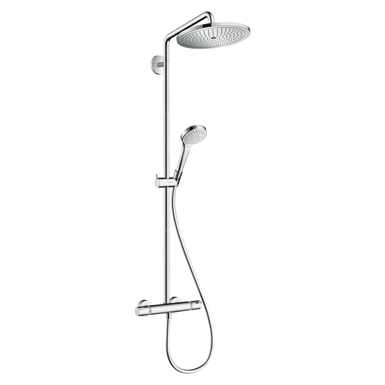 Hansgrohe Duschsystem 280 1 Strahl mit Thermostat, Chrom-Finish CROMA SELECT S 26790000