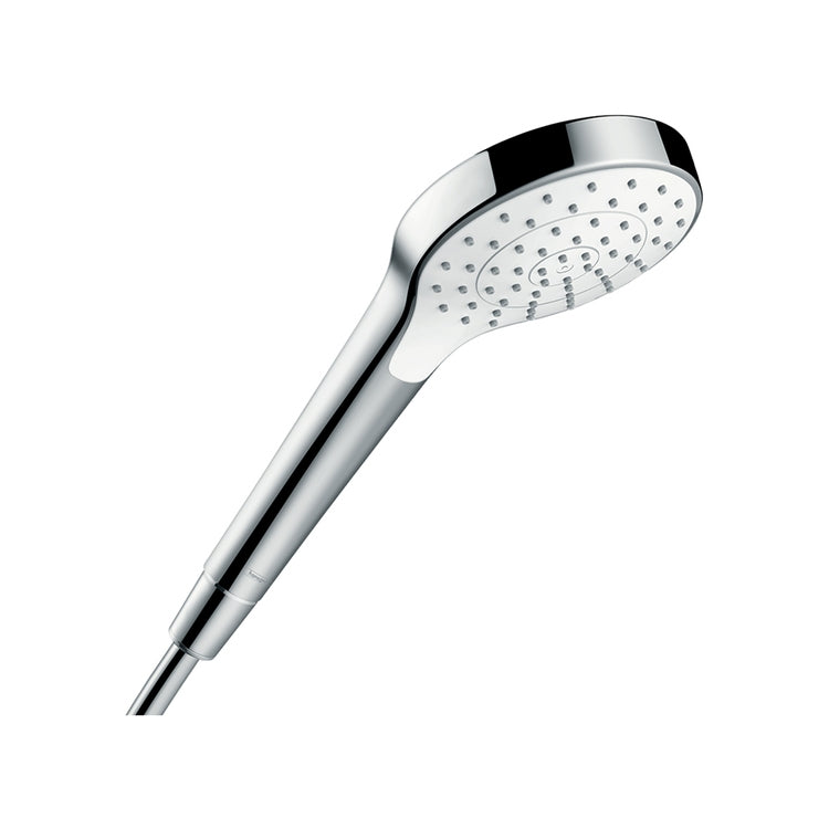 Hansgrohe Handbrause 1 Strahl EcoSmart 9 l/min, Chrom- und Weißfinish CROMA SELECT S 26805400