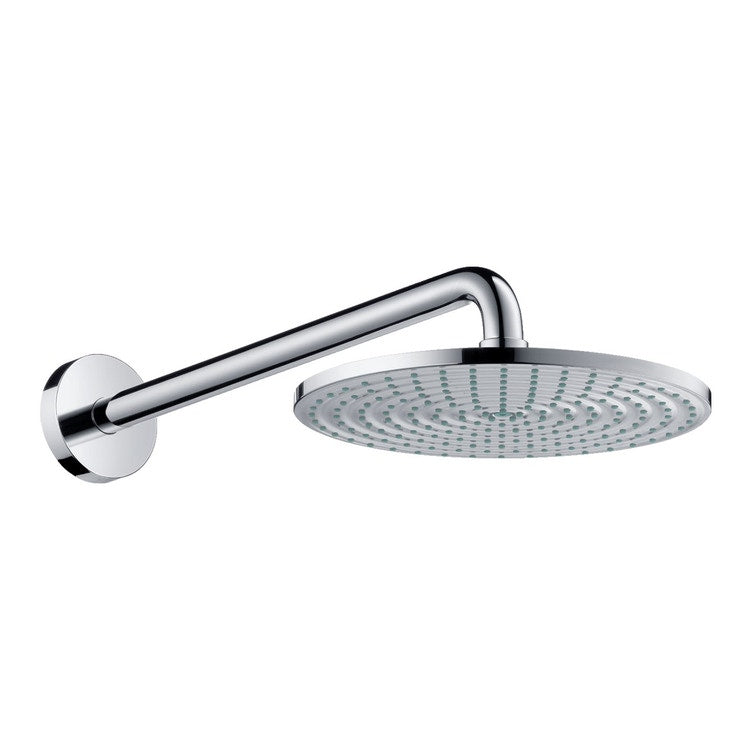 Hansgrohe Duschkopf 240, 1 Strahl, EcoSmart 9 l/min, mit Duscharm, Chrom-Finish RAINDANCE S 27461000