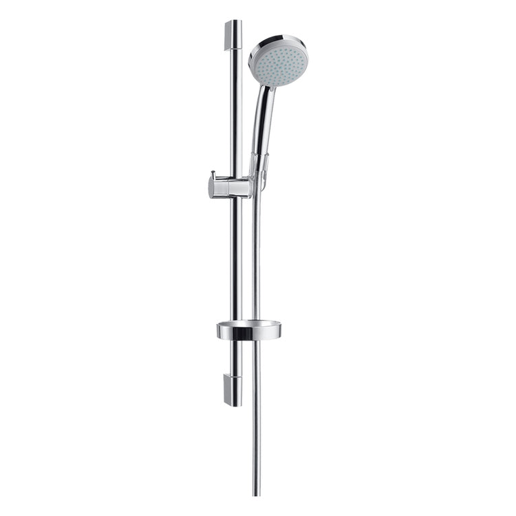 Hansgrohe Duschset Vario, mit Duschstange 65 cm und Seifenhalter, Chromoberfläche CROMA 100 27772000