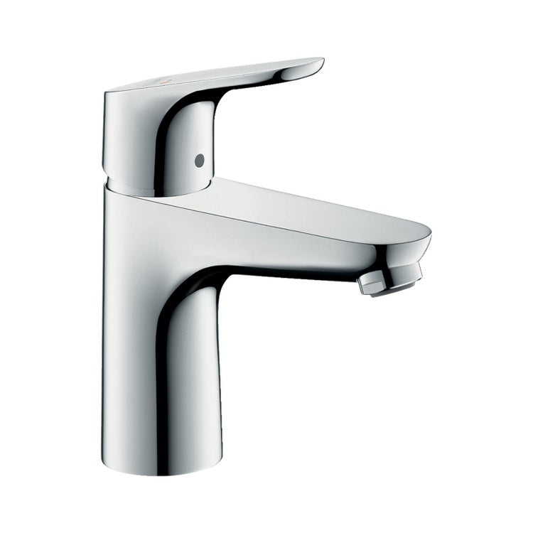 Hansgrohe Einhebelmischer für Waschbecken 100, CoolStart, mit Ablauf und Überlauf, Chromoberfläche FOCUS 31621000