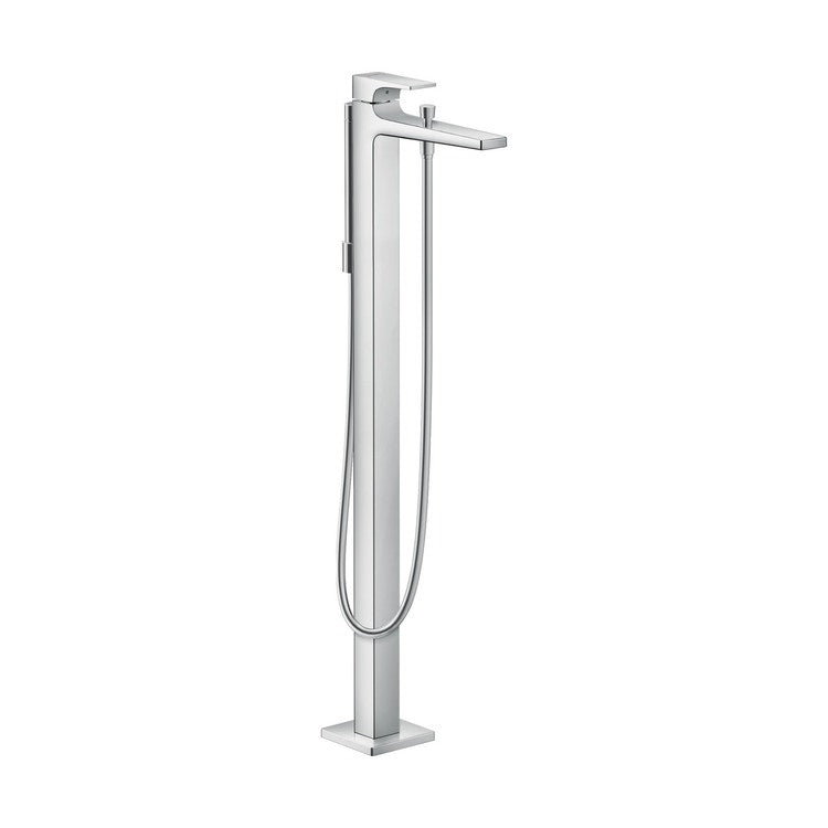 Hansgrohe Einhand-Wannenmischer, bodenstehend, mit Hebelgriff, Chromoberfläche METROPOL 32532000