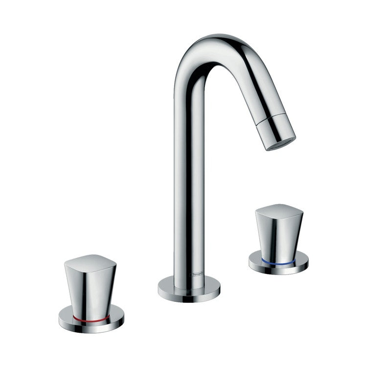 Hansgrohe Waschtischarmatur 3-Loch 150, mit Pop-up, Chromoberfläche LOGIS 71133000