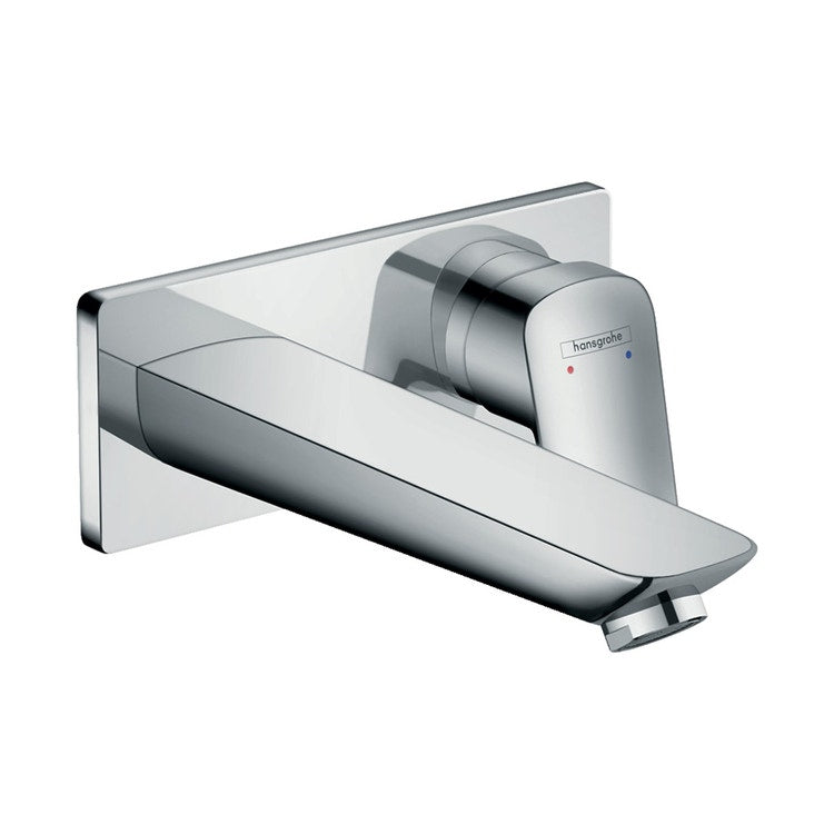 Hansgrohe Einhebel-Waschtischarmatur, Einbau, Wandmontage, Chromfinish LOGIS 71220000