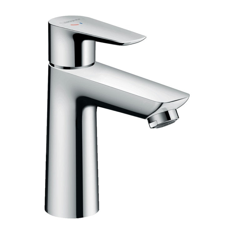 Hansgrohe Einhand-Waschtischarmatur 110, CoolStart, mit Überlauf, mit Ablauf, Chromoberfläche TALIS E 71713000