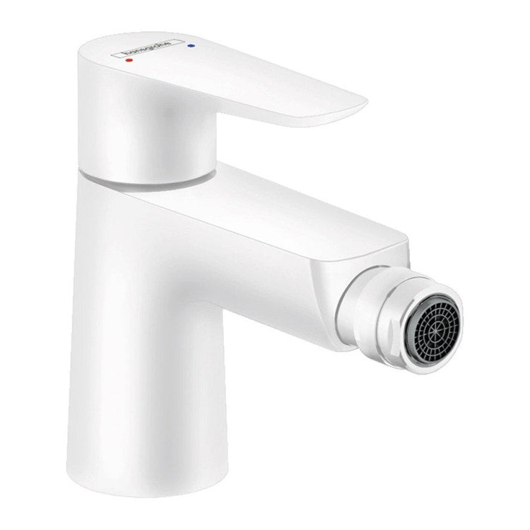 Hansgrohe Einhand-Bidetmischer, mit Umsteller, weiß, mattlackiert TALIS E 71720700