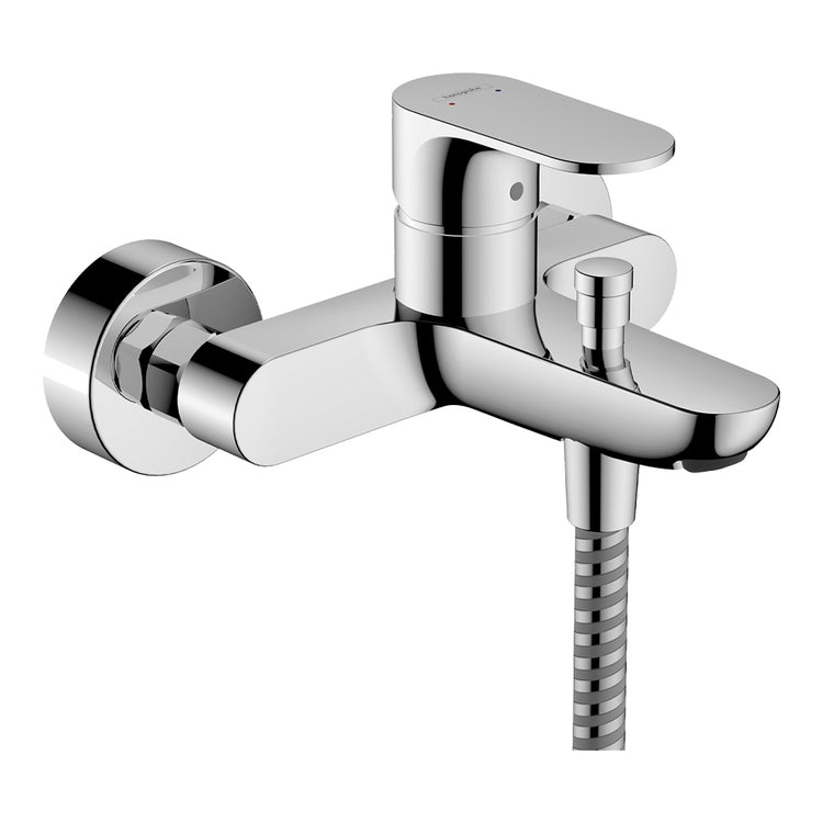 Hansgrohe Einhand-Wannenbatterie, mit Umsteller, Chromoberfläche REBRIS S 72440000