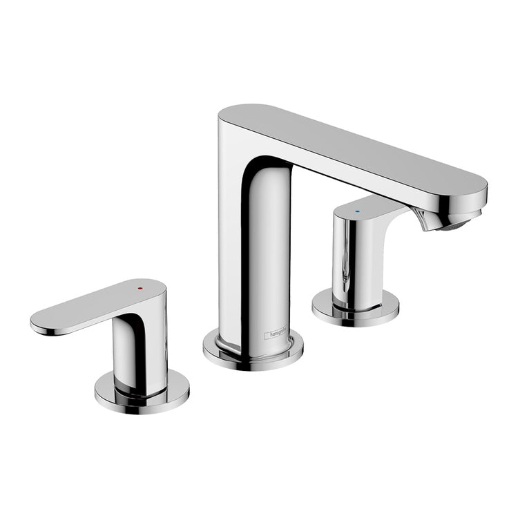 Hansgrohe Einhandmischer mit drei Löchern für Waschbecken, mit Ablauf, Chromoberfläche REBRIS S 72530000