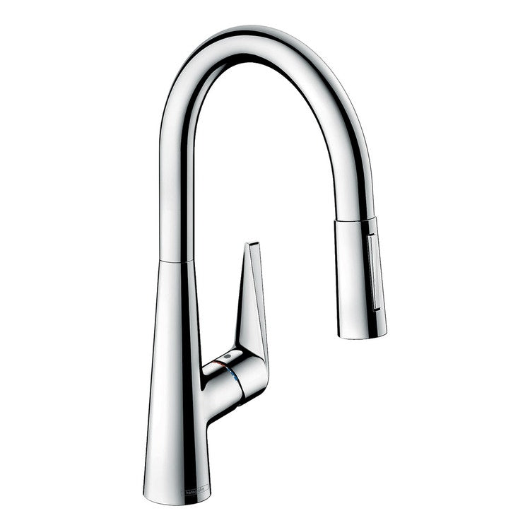 Hansgrohe Küchenarmatur 200, mit herausziehbarer Brause, Chromoberfläche TALIS S 72813000
