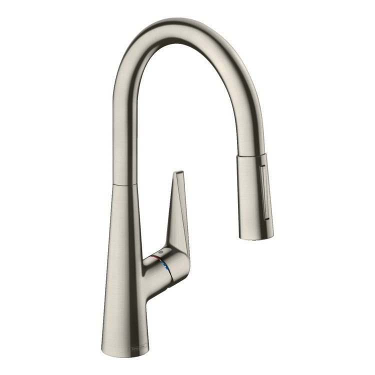 Hansgrohe Küchenmischer 200, mit ausziehbarer Brause, Edelstahloberfläche TALIS M51 72813800