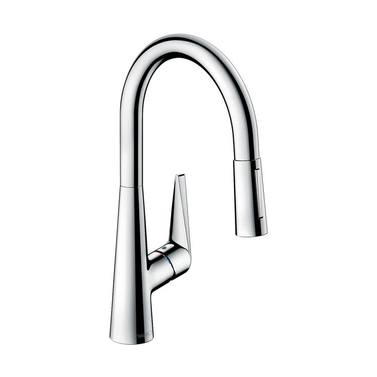 Hansgrohe Einhebel-Küchenarmatur H. 40 cm, mit ausziehbarer Brause, Chromoberfläche M51 73851000