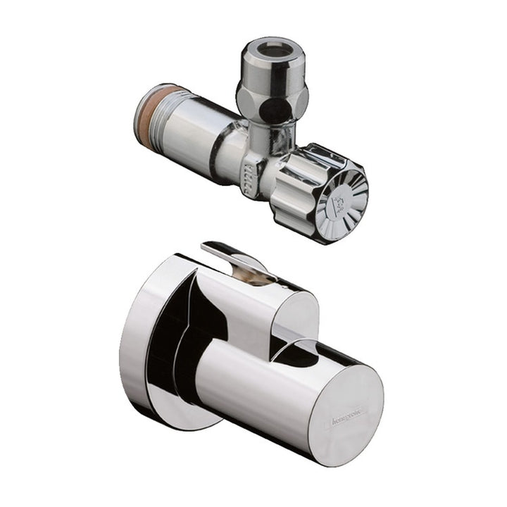 Hansgrohe Eckventil Wasseranschluss G 3/8, gebürstete Nickeloberfläche 13954820