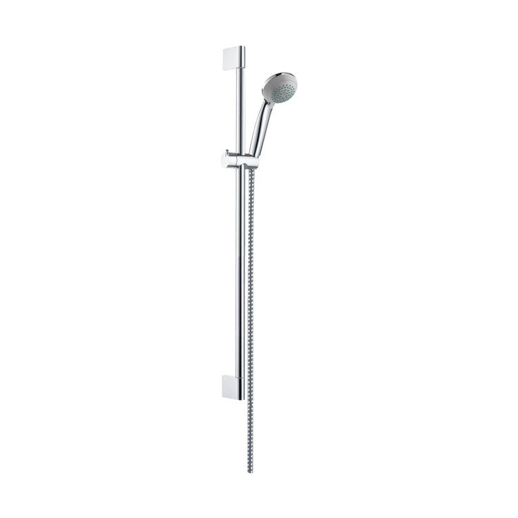 Hansgrohe Duschset Vario mit Duschstange 67 cm, Chromoberfläche CROMETTA 85 27763000