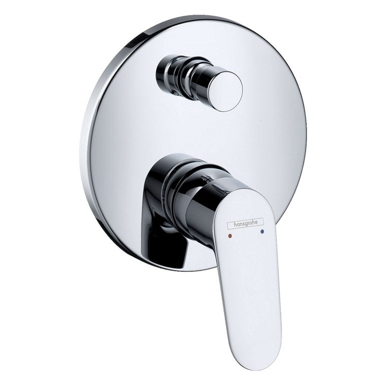 Hansgrohe Einhebel-Wannenmischer, Einbau, Chromoberfläche FOCUS 31945000