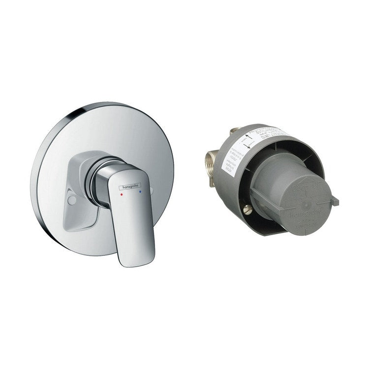 Hansgrohe Unterputz-Duscharmatur Set, Chromoberfläche LOGIS 71666000