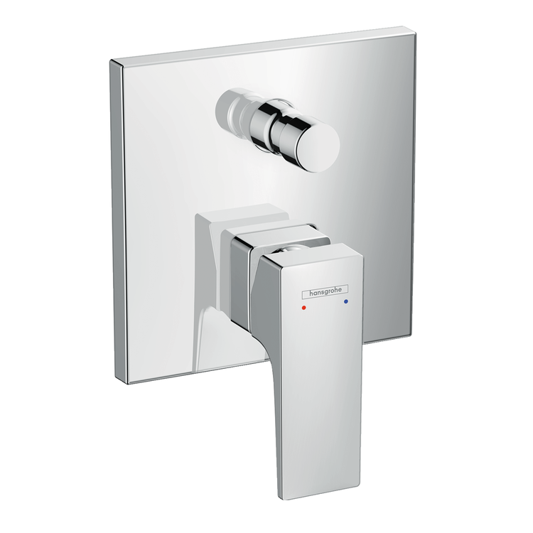 Hansgrohe Einhebel-Wannenmischer, Unterputz, mit Hebelgriff, Chromoberfläche METROPOL 32546000