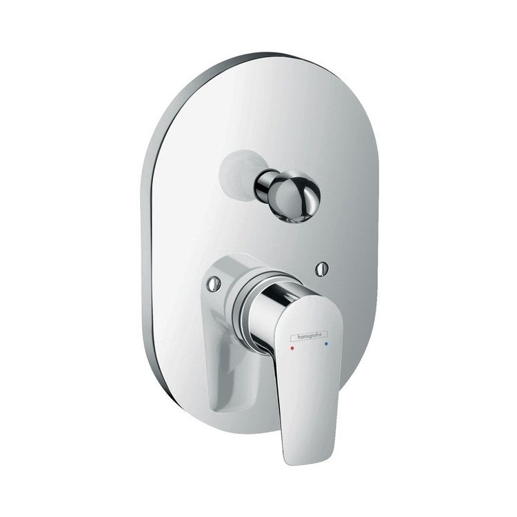 Hansgrohe Einhand-Badewannenmischer, Einbau, Chromoberfläche TALIS E 71746000