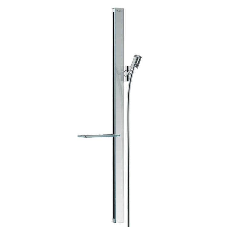 Hansgrohe Duschstange E 92 cm, mit Duschschlauch, Chrom-Finish UNICA 27640000