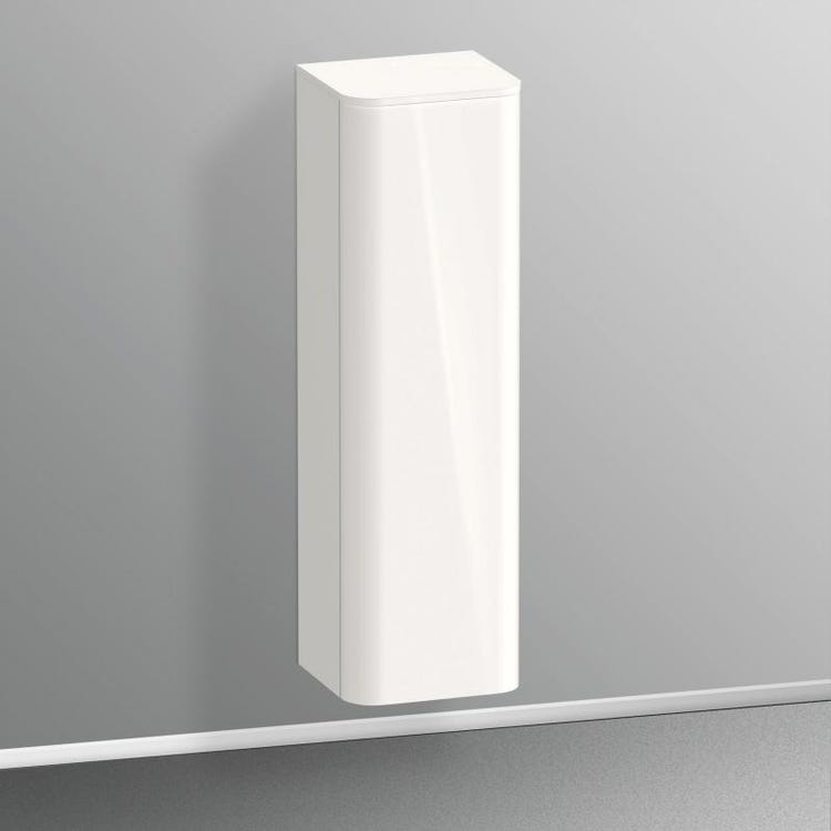 Duravit Niedrige Säule H. 133,6 cm, rechts angeschlagen, Weiß glänzende Ausführung HAPPY D. PLUS HP1261R2222
