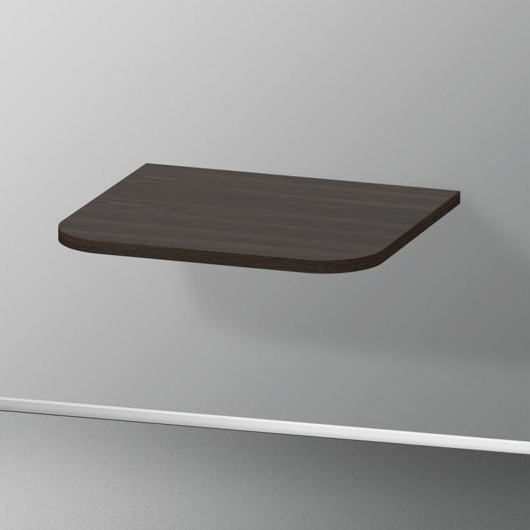 Duravit Abdeckplatte für niedrige Säulen, 40,3 cm, gebürstete Nussbaum-Finish HAPPY D. PLUS HP030006969