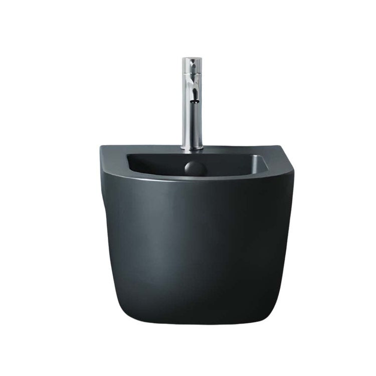 Hatria Wand-Bidet, Farbe Schwarz, matte Ausführung FUTURA A0Y9B802