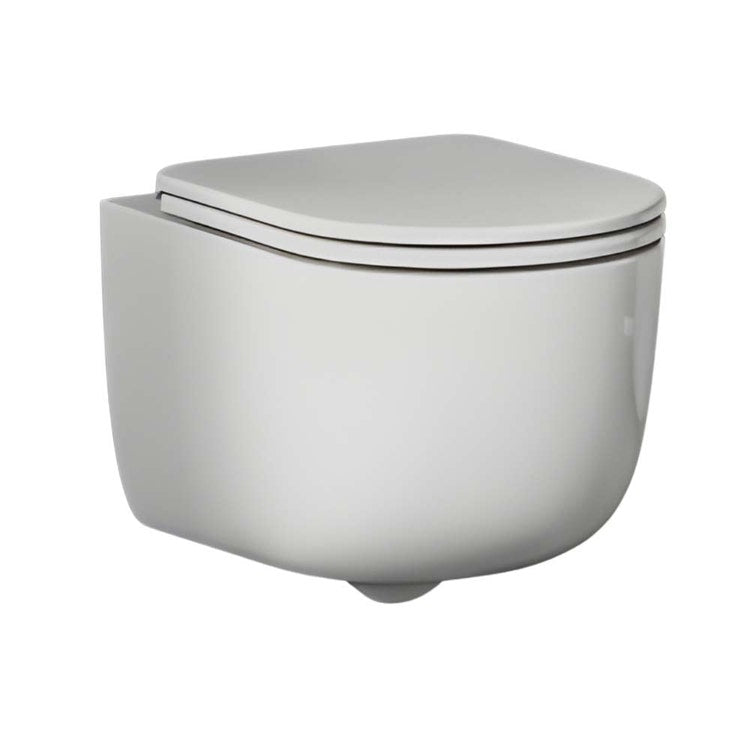 Hatria Hängendes WC Pure Vortex, spülrandlos, ohne Sitz, Weiß, glänzende Oberfläche FUTURA 00Y9BA01
