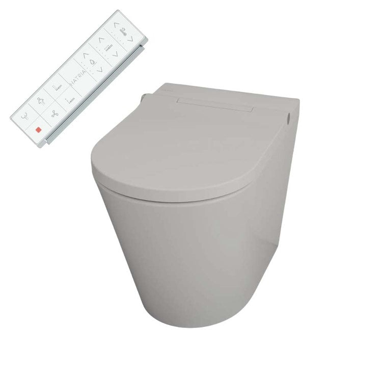 Hatria Stand-WC mit automatischer Spülung, mit beheiztem Sitz, Weiß, glänzende Oberfläche 00Y9D401