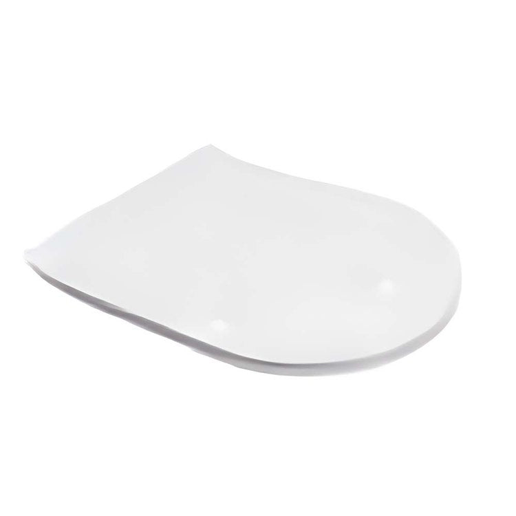 Hatria Sitz aus duroplastischem Material mit langsamer Absenkung, Weiß, glänzende Oberfläche FUTURA/CENTRICA 00Y9D501