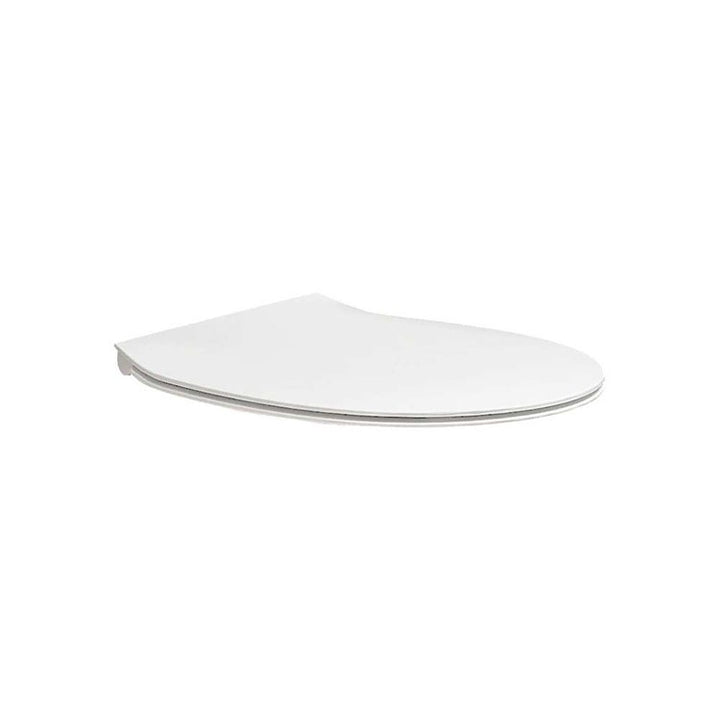 Hatria Sitz aus duroplastischem Material mit langsamer Absenkung, Weiß, glänzende Oberfläche PLANETA 00Y9E801