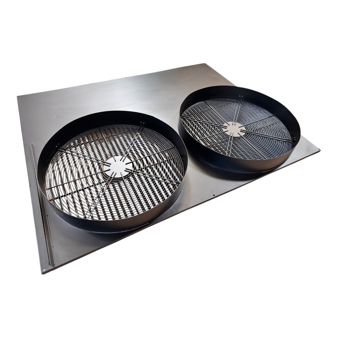 Abdeckung Gehäuse vorne Frontgrill feuerverzinkt für Wärmepumpe 16 kW, 19 kW und 22 kW HE-AI-290-00-000V-V03 | HOFMAN-ENERGY