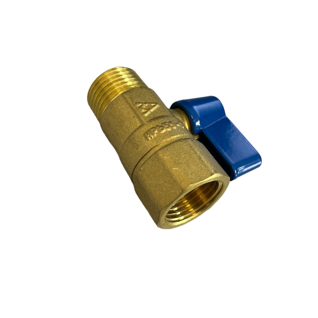 Kugelhahn Messing DN15, 1/2" für Wärmepumpe HE-AI